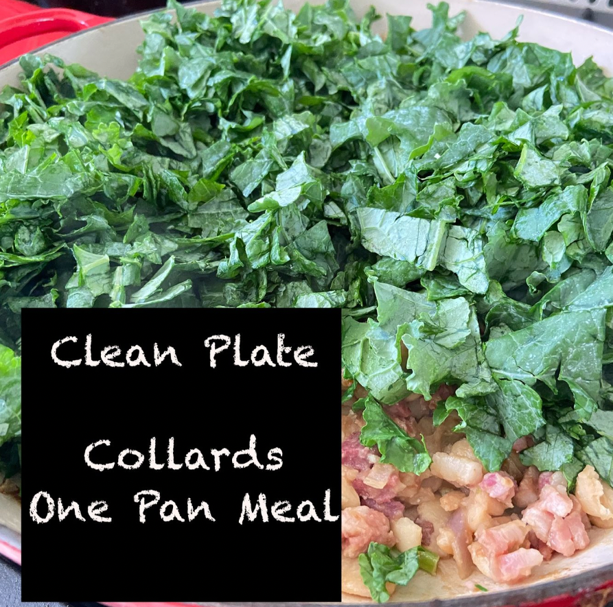 CLEAN PLATE Collard Greens One Pan Meal
