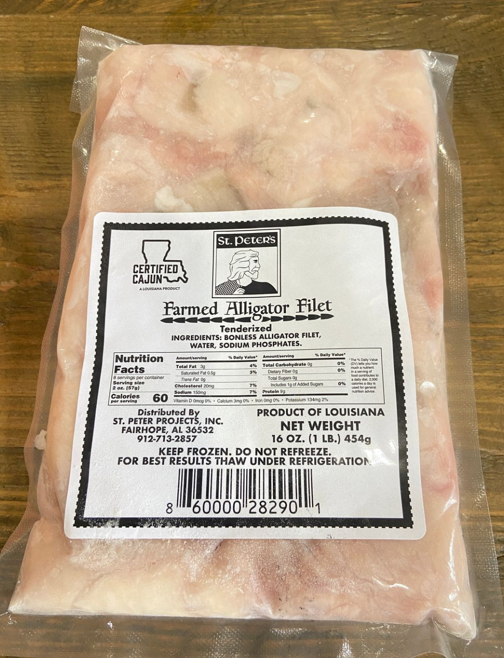 Alligator Meat 1# FROZEN