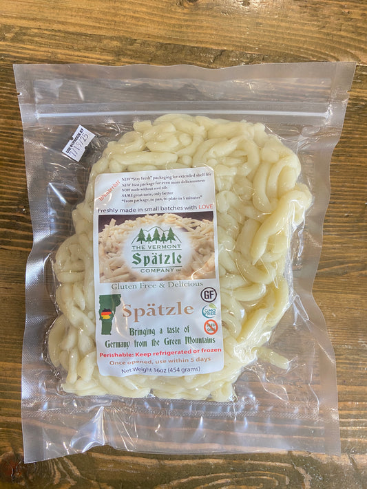 FRESH Vermont Spatzle GF 16 oz. NEW SIZE